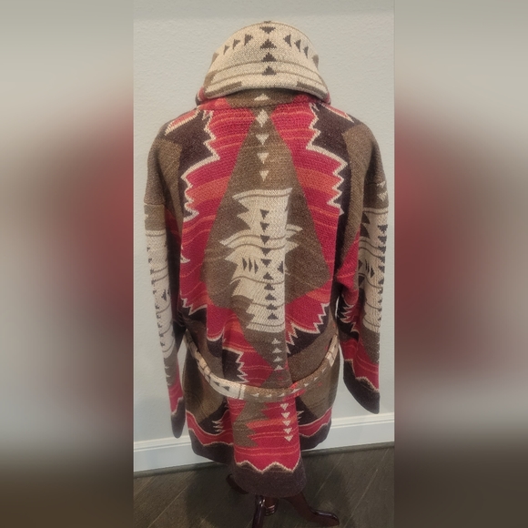 Nwt...Lauren Ralph Lauren Plus-Size Western-Print Intarsia-Knit Cardigan. - Picture 7 of 11